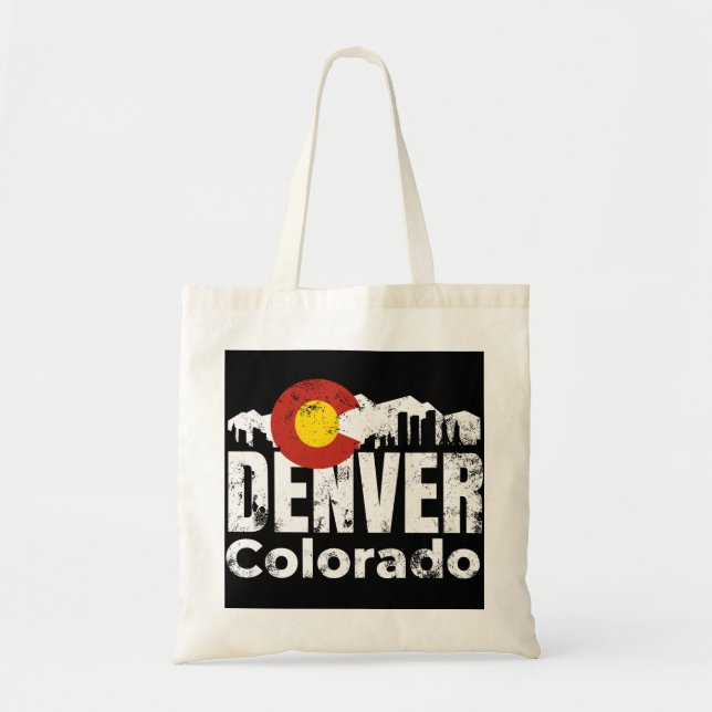 Bolsa Tote Montanhas Denver Colorado (Frente)