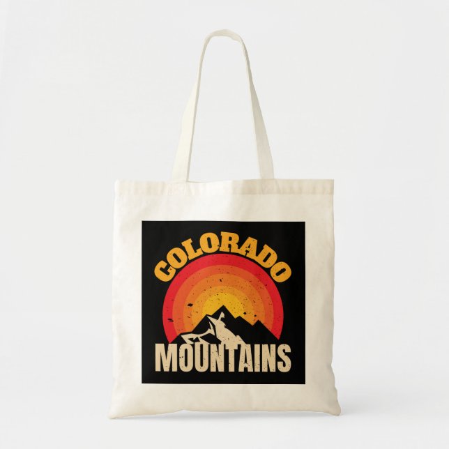 Bolsa Tote Montanhas do Colorado (Frente)