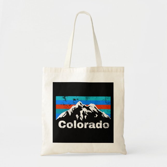 Bolsa Tote Montanhas do Colorado (Frente)