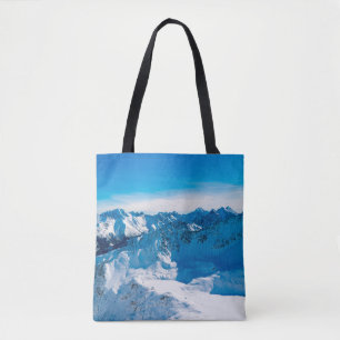 Bolsa Tote Montanhas do inverno nas montanhas Tatra Zakopane,