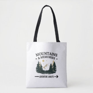 Bolsa Tote Montanhas & Memórias Aventura Espera