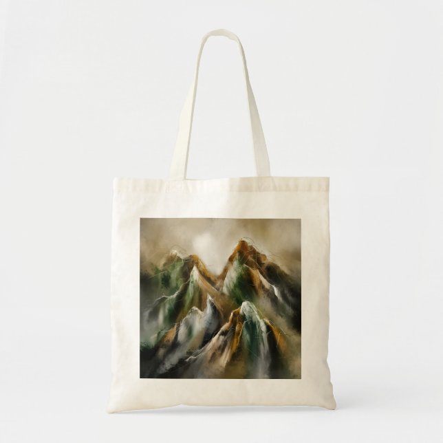 Bolsa Tote Montanhas Pintadas (Frente)