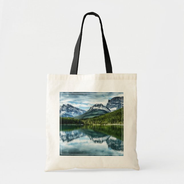 Bolsa Tote Montanhas | Rockies canadenses, Alberta Canada (Frente)