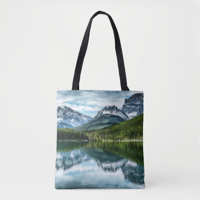 Bolsa Tote Montanhas | Rockies canadenses, Alberta Canada (Frente)