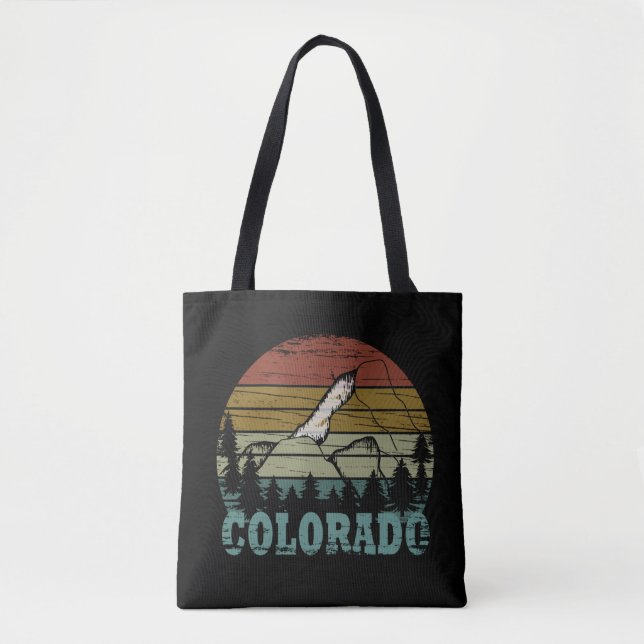 Bolsa Tote Montanhas Rocky Colorado (Frente)