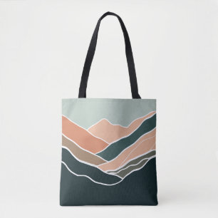 Bolsa Tote Montanhas Sun e Moon