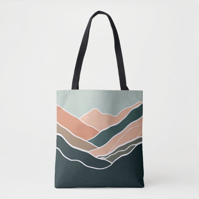 Bolsa Tote Montanhas Sun e Moon (Frente)