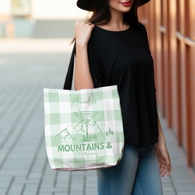 Bolsa Tote Montanhas Verdes e Despedida de Solteira com Marti (Criador carregado)