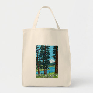 Bolsa Tote Montante do rio de Metolius, Oregon