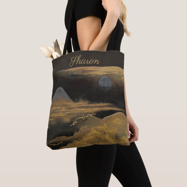 Bolsa Tote Monte Fuji na Lua: (Close Up)