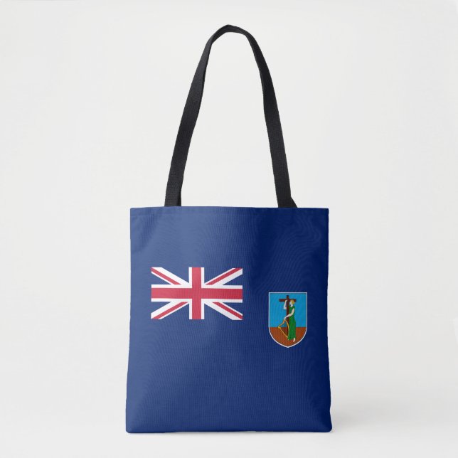 Bolsa Tote Montserrat Flag (Frente)