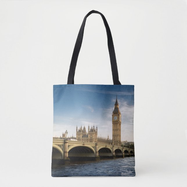 Bolsa Tote Monumentos | Big Ben, Londres Inglaterra (Frente)