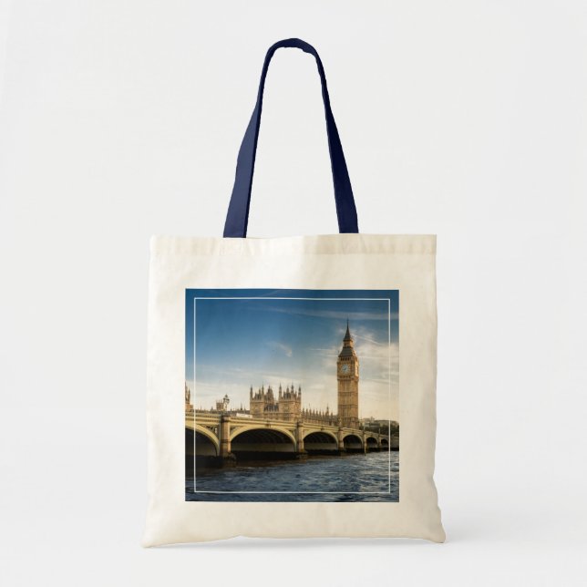 Bolsa Tote Monumentos | Big Ben, Londres Inglaterra (Frente)