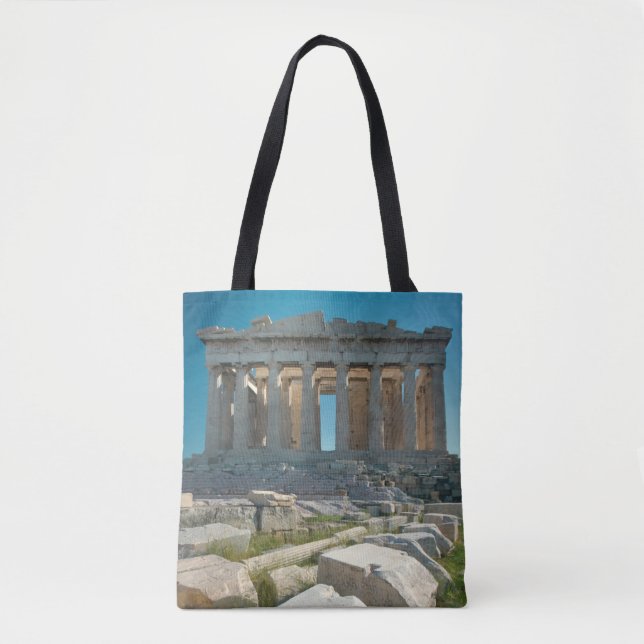 Bolsa Tote Monumentos | Parténon Athens, Grécia (Frente)