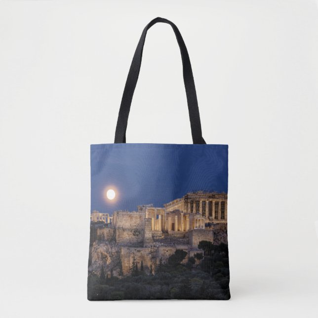 Bolsa Tote Monumentos | Parténon Athens, Grécia (Frente)