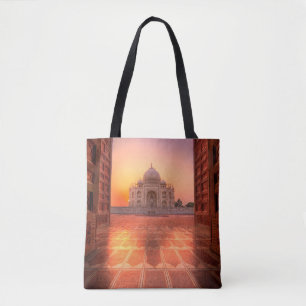 Bolsa Tote Monumentos Taj Mahal, Índia à Sunset