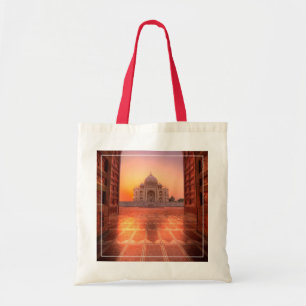 Bolsa Tote Monumentos Taj Mahal, Índia à Sunset