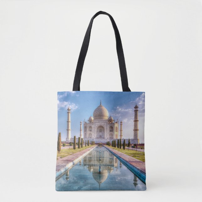 Bolsa Tote Monumentos | Taj Mahal Sunrise (Frente)