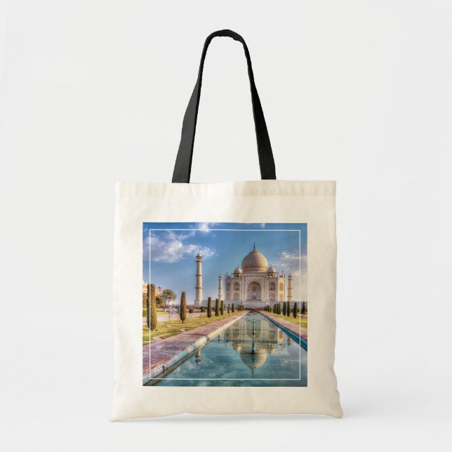 Bolsa Tote Monumentos | Taj Mahal Sunrise (Frente)