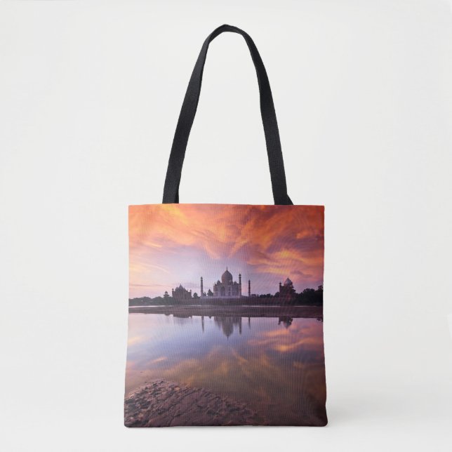 Bolsa Tote Monuments | Taj Mahal Sunset (Frente)