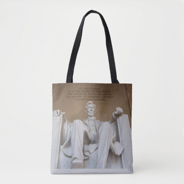 Bolsa Tote Monuments | The Lincoln Memorial (Frente)