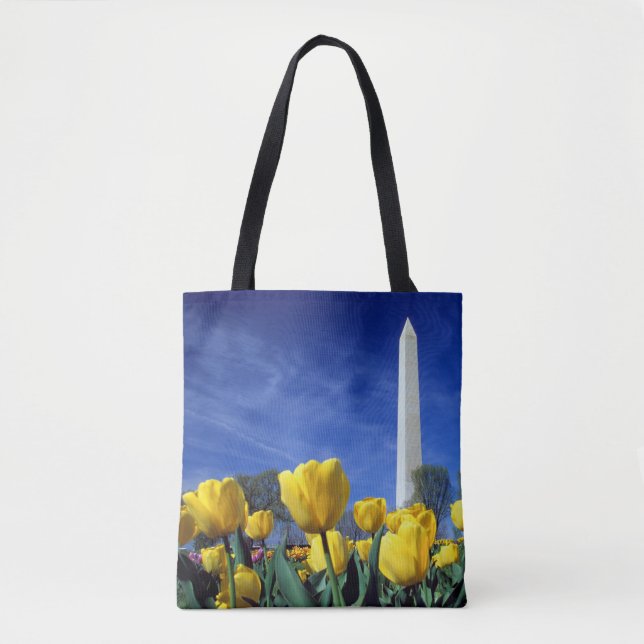 Bolsa Tote Monuments | Washington Monument in Spring (Frente)