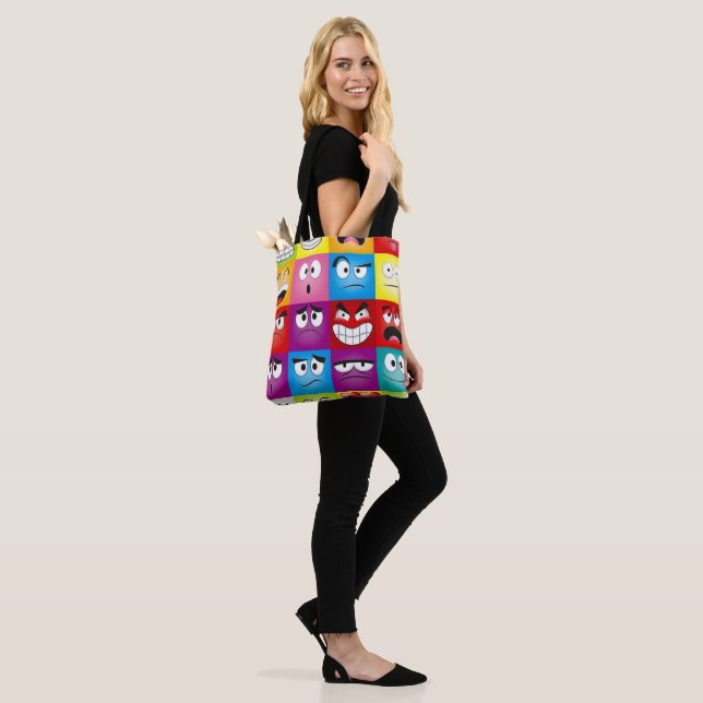 Bolsa Tote Moods and Emoticons (No(a) Modelo)