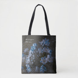 Bolsa Tote Moody Floral "Thriving in the Rain" (customizable)