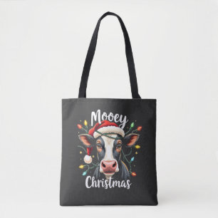 Bolsa Tote Mooey Natal Engraçado Xmas Covinhos