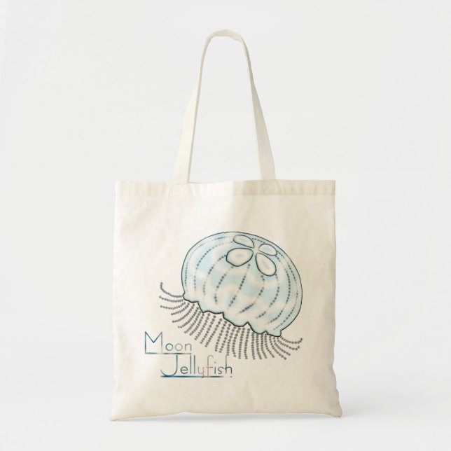 Bolsa Tote Moon jellyfish (Frente)