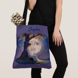 Bolsa Tote Moonlit Dreamer - Serene Night Sky