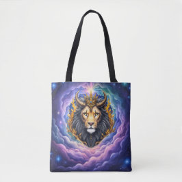 Bolsa Tote Moonlit Guardians – Cosmic lion.