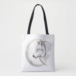Bolsa Tote Moonlit Howl: Carregar o Espírito, Viva o Dia