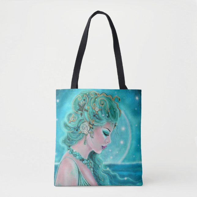 Bolsa Tote Moonlit Sereia Por Renee Lavoie (Frente)