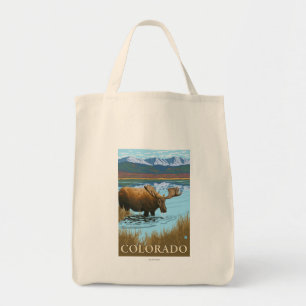 Bolsa Tote Moose DrinkingColorado
