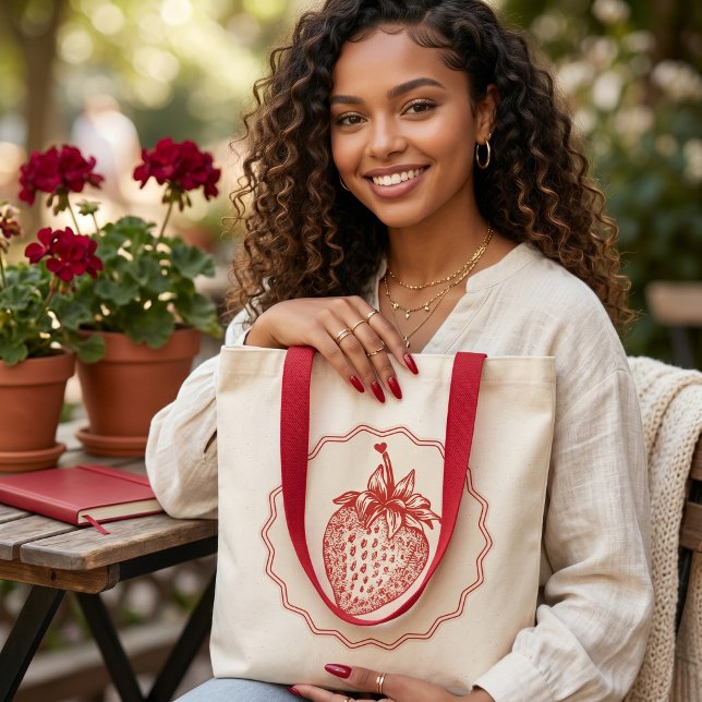 Bolsa Tote Morango (Criador carregado)