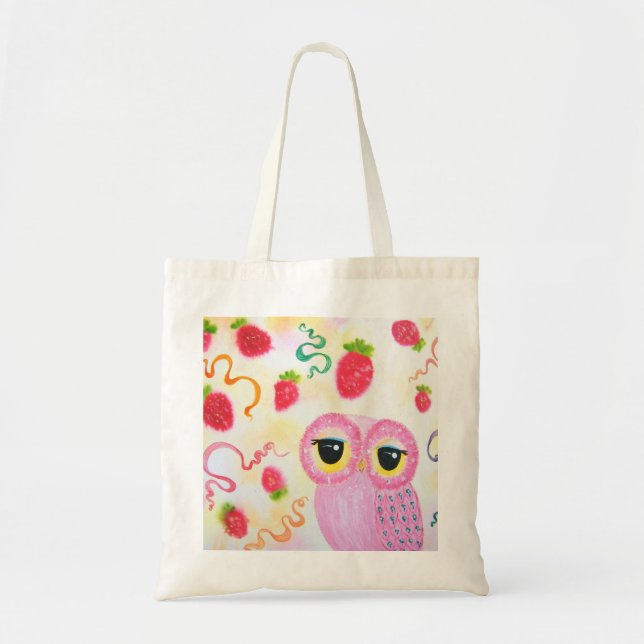 Bolsa Tote Morango da morango (Frente)