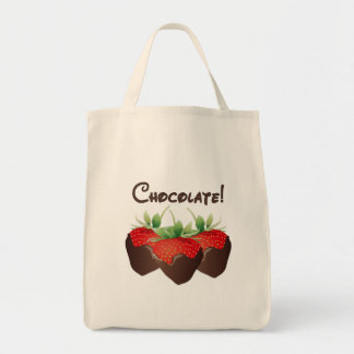 Bolsa Tote Morango do chocolate
