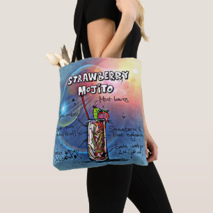 Bolsa Tote Morango Mojito ( nº 11 de 12 conjuntos de receita