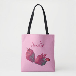 Bolsa Tote Morango Personalizado