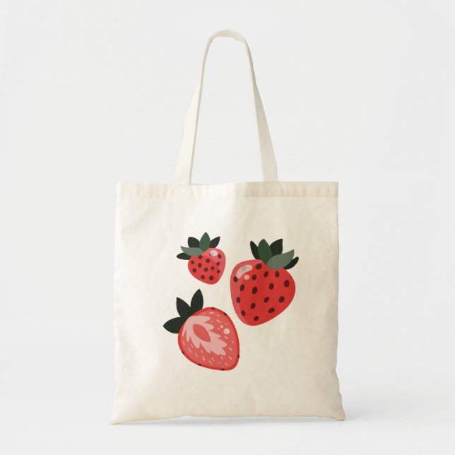 Bolsa Tote Morango Tote Bag (Frente)