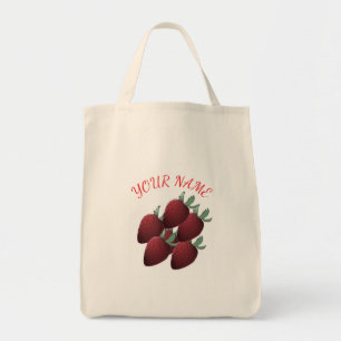 Bolsa Tote Morango Tote Bag