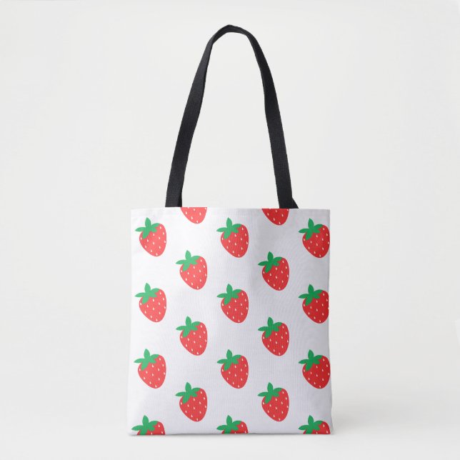 Bolsa Tote Morango Vermelho (Frente)