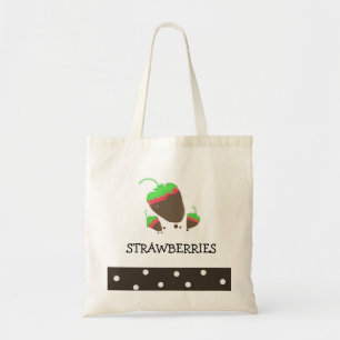 Bolsa Tote Morangos Cobertos com Chocolate