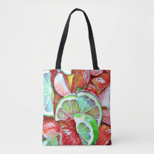 Bolsa Tote Morangos e Limões Mercearia