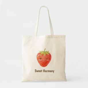 Bolsa Tote Morangueiro Doce Harmonia Personalizado