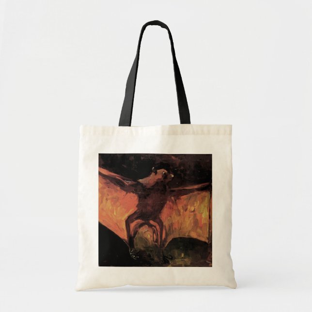 Bolsa Tote Morcego Raposo Voador por Vincent van Gogh (Frente)