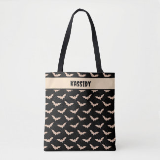 Bolsa Tote Morcegos de Halloween