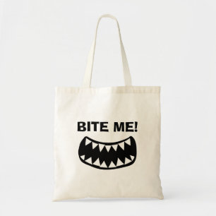Bolsa Tote Morda-me, canvas engraçada, Saco de Tote