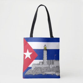 Bolsa Tote Morro Castle em Havana